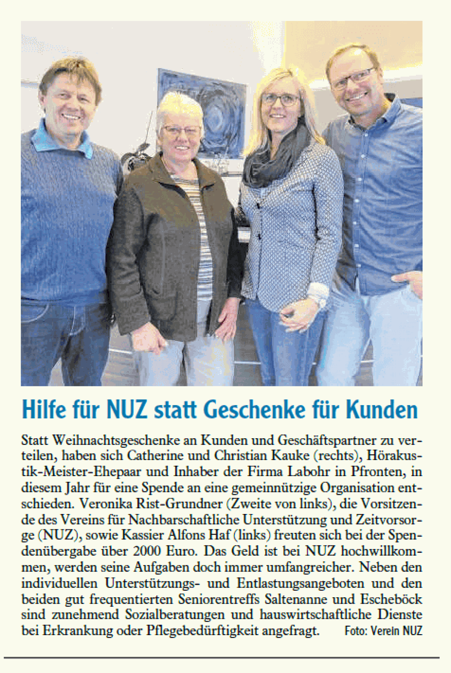 2019.12 Hilfe für NUZ Allgäuer Zeitung