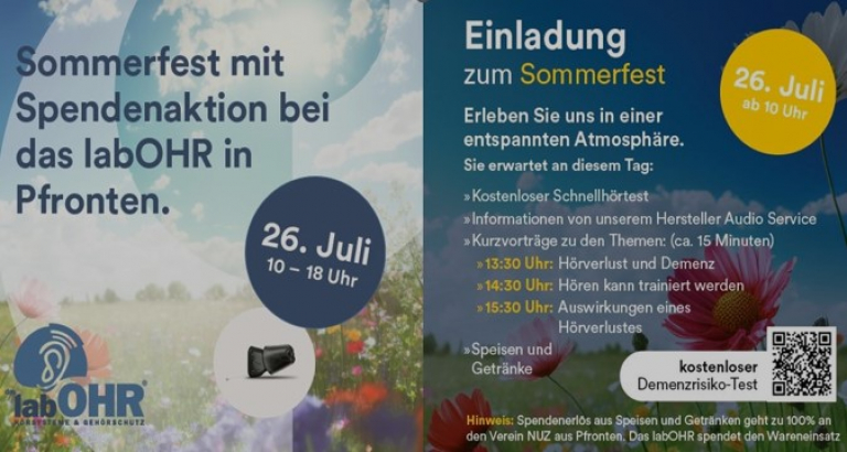 Einlad. Sommerfest